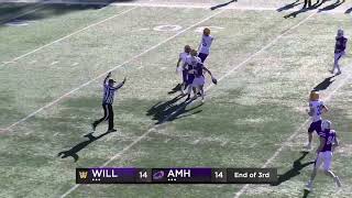 Football Amherst vs Williams Highlights 111123 [upl. by Fatsug]