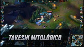 CBLoL 2019  Takeshi MITOLÓGICO [upl. by Bust]