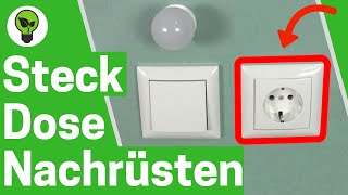 Steckdose an Lichtschalter Anschließen ✅ULTIMATIVE ANLEITUNG Wie Schalter mit Steckdose Nachrüsten [upl. by Kirk]