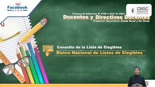 Nuevo Tutorial de Consulta del Banco Nacional de Lista de Elegibles  CNSC [upl. by Gabler]