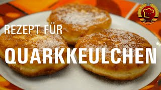 Wunderbares Quarkkeulchen Rezept zum selber backen Omas DDR Rezept [upl. by Otilrac]