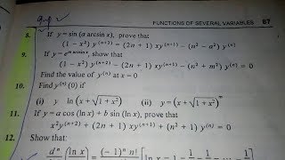 Nth Derivative Exercise 25Part 10Calculus With Analytic Geometry by SM YUSUF [upl. by Manny22]