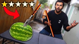 I Bought The WORST Rated WEAPONS On Amazon 1 STAR YOU HAVE TO BE KIDDING ME [upl. by Yaniv]