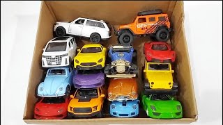 Box Full of Model Cars  Mazda Miniature toy car model Lamborghini  Review of toy cars A3059 [upl. by Iroc]