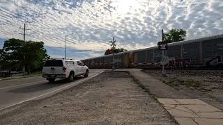 Lots of Trains at Hill Ave Wheaton IL 62724 [upl. by Liatrice]