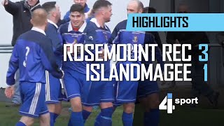 Rosemount Rec 3  1 Islandmagee  01 Dec 18 [upl. by Harvie]