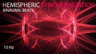 Hemispheric Synchronization  Binaural Beats  10Hz [upl. by Eelyek913]