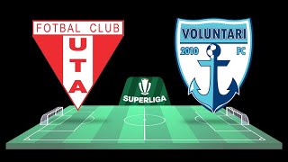 FC UTA Arad vs FC Voluntari  Superliga  18032024  COMENTARIU LIVE [upl. by Ilarrold]