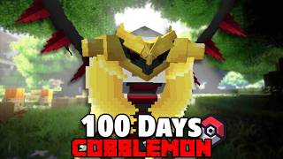 I Spent 100 DAYS in LEGENDARY only Cobblemon Minecraft [upl. by Bohner]