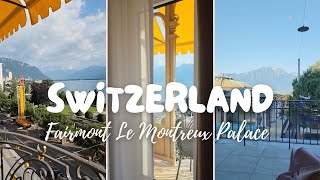 Switzerland Fairmont Le Montreux Palace hotel [upl. by Enytsuj]