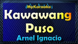 KAWAWANG PUSO  Karaoke version in the style of ARNEL IGNACIO [upl. by Idok]