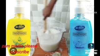 making liquid soap oba hand wash soap at home simple way with 3 ingredients [upl. by Algie]