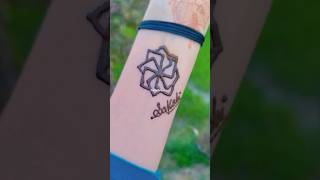 Easy Tattoo mehndi design  mehndi designs mehndidesign mehndi youtubeshorts shorts viral art [upl. by Inait21]