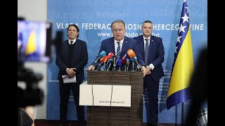 Press konferencija Vlade FBiH o fiskalnoj reformi [upl. by Nive]