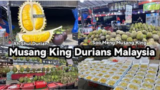 Musang King Durian Stalls Malaysia  Best Places to Enjoy Durians in JB [upl. by Dazraf]