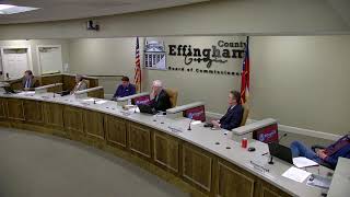 Effingham County Board of Commissioners Meeting January 16th 2024 [upl. by Yreme]