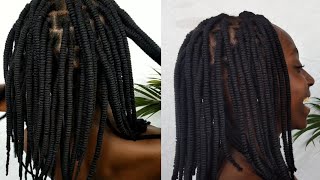 passion twist using wool twisting hair style tutoriallow budget passion twist [upl. by Eremaj877]