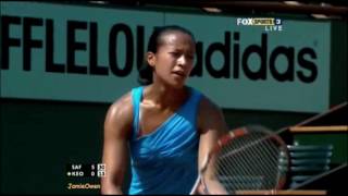 Dinara Safina vs Anne Keothavong 2009 RG Highlights [upl. by Llednek]