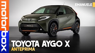 Toyota Aygo X  In anteprima pregi e difetti del city SUV giapponese made in Europe [upl. by Roque]