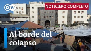 DW Noticias del 10 de noviembre Exigen fin de ataques a hospitales en Gaza Noticiero completo [upl. by Carmelo]