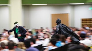 BATMAN CLASS PRANK UNCUT The University of Texas [upl. by Schweitzer]