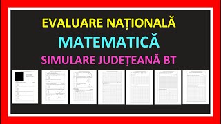 EVALUARE NATIONALA 2023 MATEMATICA SIMULARE JUDETEANA MODEL REZOLVARE EXAMEN CLASA 8 SUBIECTE 2023 [upl. by Abagail921]