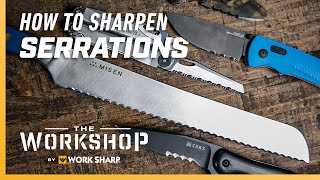 How to Sharpen a Serrated Knife  Can you Sharpen Serrated Knives [upl. by Stevena]