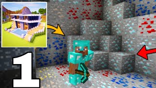 Craft world survival gameplay part 1  Craft world  master block 3d walkthrough [upl. by Eimarrej]