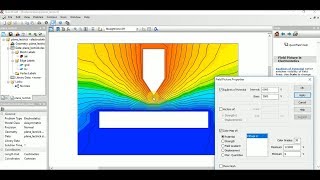 point plane electrode field distribution analysis Quickfield software high voltage [upl. by Apeed]