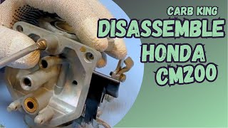 Disassemble Carburetor Honda CM 200 from Carb King [upl. by Arerrac579]