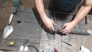 COMO FABRICAR PARRILLA DESMONTABLE  HOW TO MAKE REMOVABLE GRILL SIN SOLDAR [upl. by Dowski836]