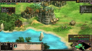 世紀帝國2 決定版 AOE2DE 蘇利耶跋摩一世戰役第2關 席捲八荒 困難 Suryavarman I Campaign 2 Quelling the Rebellion Hard [upl. by Eliath291]