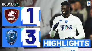 SALERNITANAEMPOLI 13  HIGHLIGHTS  Empoli secure massive win on the road  Serie A 202324 [upl. by Stephens]