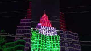 Burja Khalifa decoration Durga puja burjkhalifa viralshort katihar puja [upl. by Rehpotirhc]