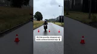 Wat ging er fout bij de linker leerling😝🥺❌ motorrijles motorrijlessen motorrijschool [upl. by Condon]