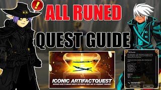 AQW All Runed Quest Guide Krenos Spirit Katanas  join greed Eddens Quest [upl. by Ime]