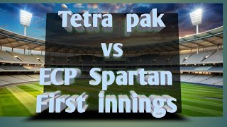 Tetra cc vs Ecp spartan one day match  first innings Ecp spartan made 202 Runs [upl. by Nahor502]