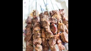 Brochettes dagneau à la Marocaine Moroccan lamb skewers قطبان على الطريقة المغربية [upl. by Cassandre]