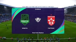 KS Egnatia vs FK Partizani 10042023 Kategoria Superiore PES 2021 [upl. by Suriaj]