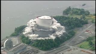 Trojan nuclear plant implosion [upl. by Brewster]