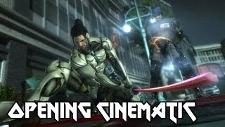 Metal Gear Rising Revengeance  Jetstream Sam Opening Cinematic 1080p TRUEHD QUALITY [upl. by Yrrah]