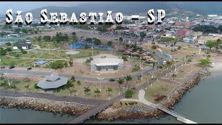 SÃO SEBASTIÃO  Rua da Praia e Canal  SP Aéreas Drone © Todos os Direitos Reservados [upl. by Myna]