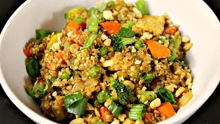 Quinoa Stir Fry  Quinoa Fried quotRicequot [upl. by Delfine120]