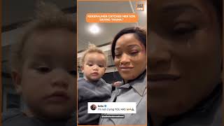 Keke Palmer catches her son saying quotmamaquot [upl. by Elset]