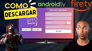 Como descargar e instalar IPTV Smarters en Android TV FireStick y FireTV 2024 tutorial [upl. by Ioved444]