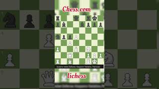 Iichess vs Chesscom chess chessmatch [upl. by Tiras228]