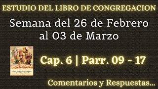 ESTUDIO DE LIBRO DE CONGREGACIÓN ✅ SEMANA DEL 26 DE FEBRERO AL 03 DE MARZO [upl. by Nobell]