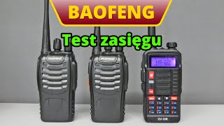 Test zasięgu  Baofeng BF888S i UV10R [upl. by Kee623]