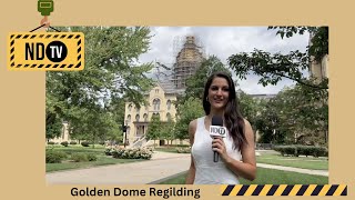 Golden Dome Regilding  News Correspondent Amanda Pirkowski [upl. by Alyss]