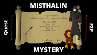 OSRS QUEST GUÍA  MISTHALIN MYSTERY en español 2020 F2P [upl. by Nimaj]